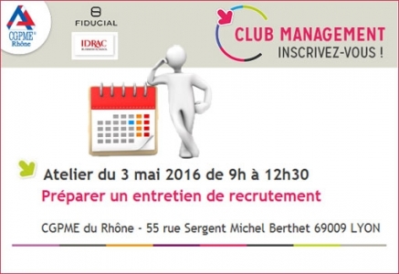 Ateliers formation CGPME Avril 2016