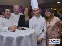 Participants et chefs étoilés au 20 ème anniversaire des Gastronomes de Lyon au Sofitel de Lyon 