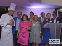 Les membres de l'association les Gastronomes de Lyon au Sofitel de Lyon 