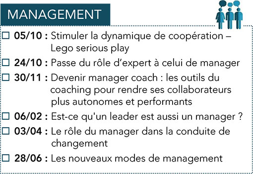 Formations CPME : Management 2017 -2018